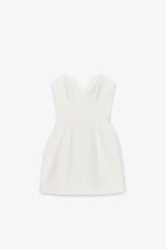 لباس کوتاه زنانه زارا DRESS WITH A SWEETHEART NECKLINE