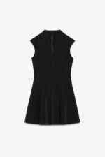 لباس کوتاه زنانه زارا SLEEVELESS CREPE MINI DRESS