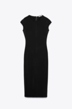لباس زنانه زارا FITTED CREPE DRESS