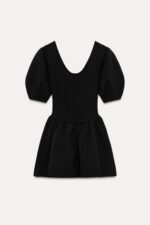 لباس کوتاه زنانه زارا FITTED SKATER DRESS