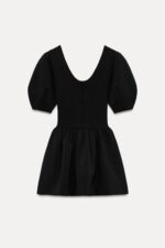لباس کوتاه زنانه زارا FITTED SKATER DRESS