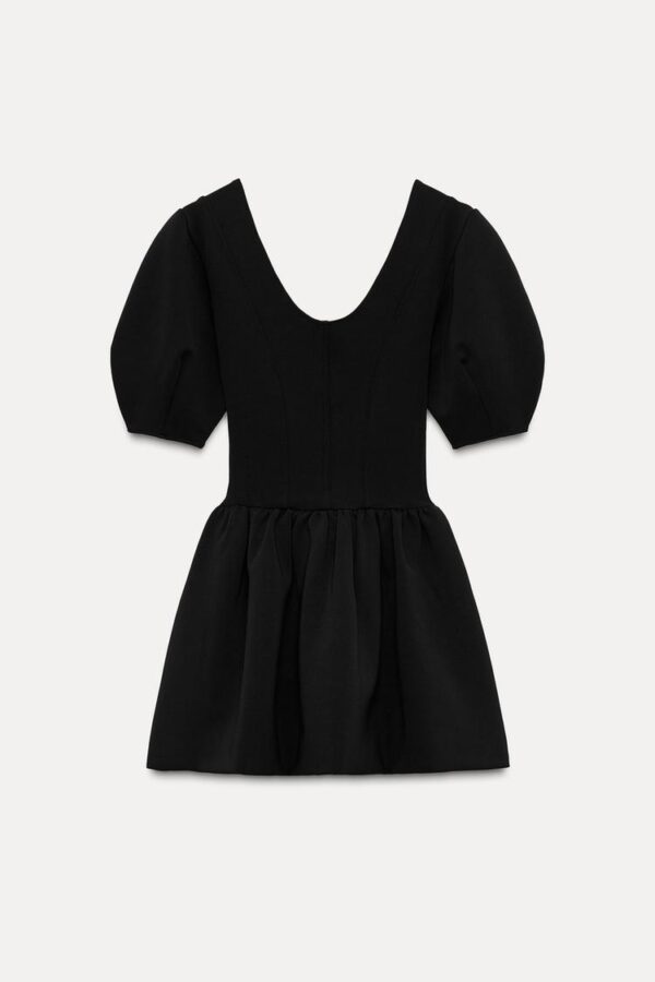 لباس کوتاه زنانه زارا FITTED SKATER DRESS