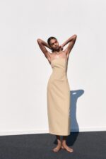 لباس میدی زنانه زارا PINSTRIPED MIDI DRESS