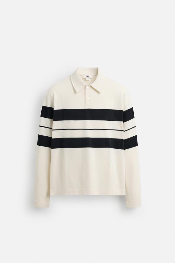 پیراهن مردانه زارا STRIPED LIMITED EDITION POLO SHIRT