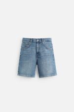 شلوارک مردانه زارا REGULAR FIT DENIM BERMUDA SHORTS