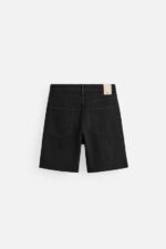 شلوارک جین مردانه زارا REGULAR FIT DENIM BERMUDA SHORTS