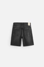 شلوارک مردانه زارا REGULAR FIT DENIM BERMUDA SHORTS