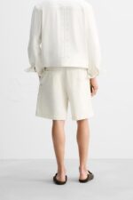 شلوارک مردانه زارا PATCHWORK CARGO BERMUDA SHORTS