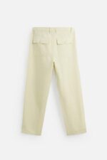 شلوار مردانه زارا LINEN/COTTON STRAIGHT-LEG TROUSERS