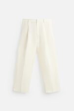 شلوار مردانه زارا TEXTURED RELAXED FIT TROUSERS