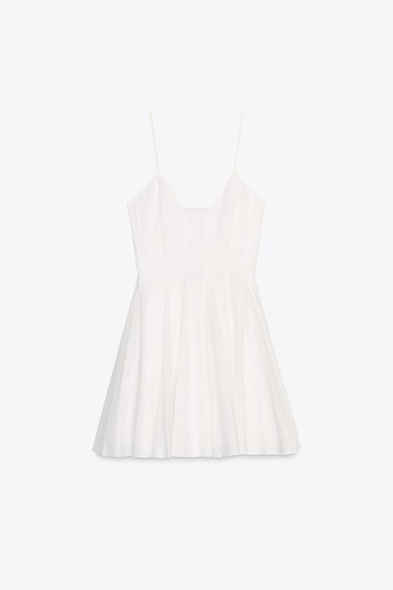 لباس مجلسی زنانه ZW COLLECTION SHORT POPLIN DRESS