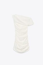 لباس مجلسی زنانه ZW COLLECTION SHORT DRAPED DRESS