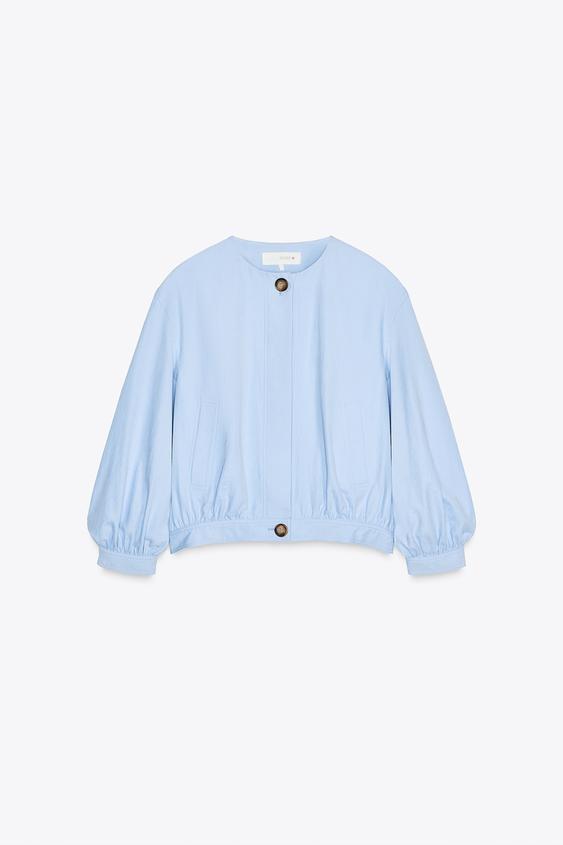 ژاکت زنانه زارا LIGHTWEIGHT BOMBER JACKET