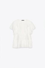 بلوز زنانه زارا RUFFLED BLOUSE