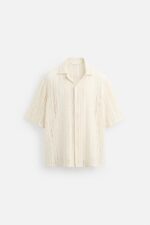 پیراهن مردانه زارا CROCHET TEXTURED SHIRT