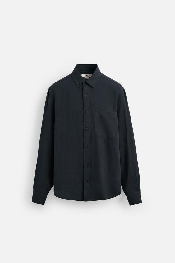 پیراهن مردانه زارا LIMITED EDITION 100% LINEN SHIRT