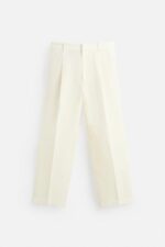 شلوار مردانه زارا LIMITED EDITION 100% LINEN PLEATED TROUSERS