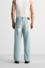شلوار جین مردانه زارا LIMITED EDITION RELAXED STRAIGHT-LEG JEANS