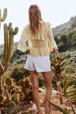 دامن جین زنانه زارا Z1975 WRAP DENIM SKORT