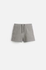 شورتک مردانه زارا REGULAR SEERSUCKER SWIMMING TRUNKS
