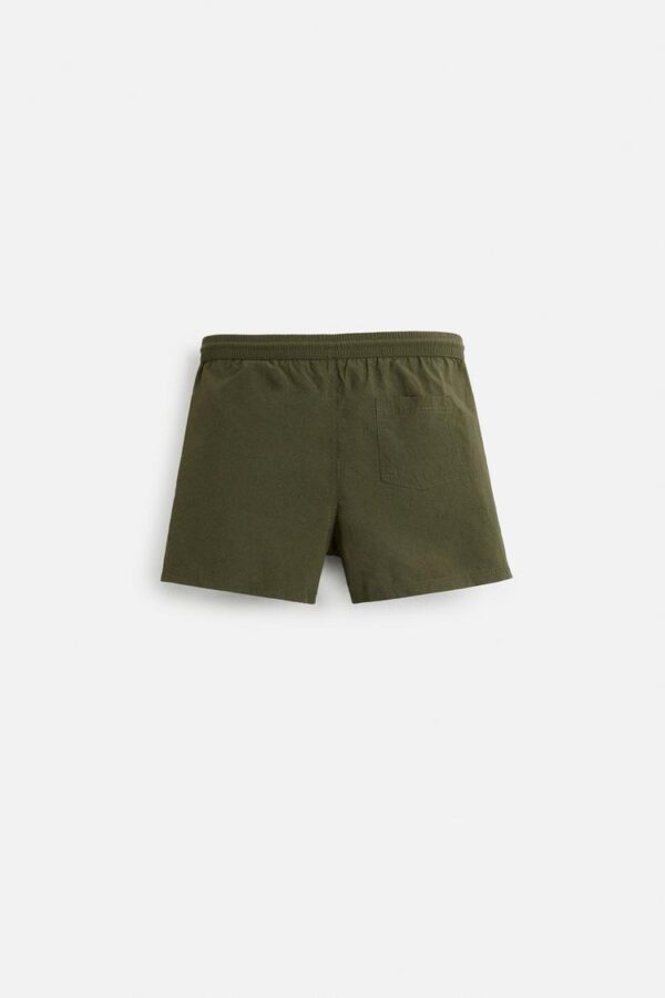 شورتک مردانه زارا BASIC REGULAR SWIMMING TRUNKS