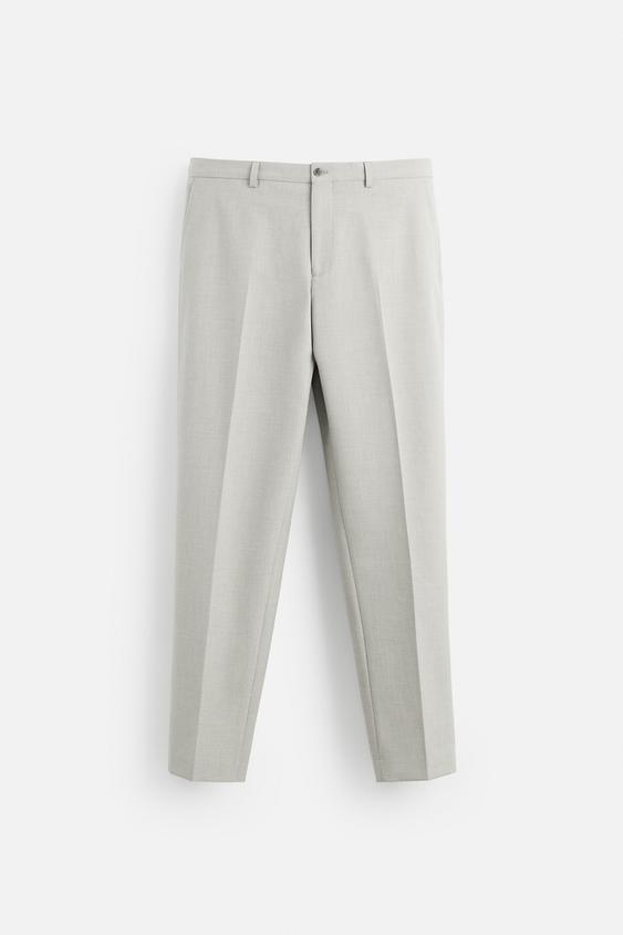 شلوار مردانه زارا COMFORT SUIT TROUSERS