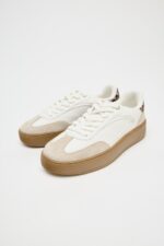 کفش زنانه زارا ANIMAL PRINT TRAINERS