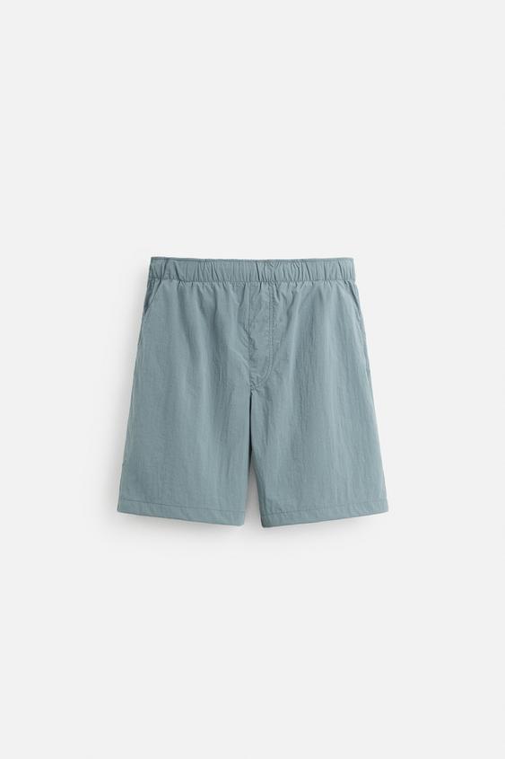 شورتک برمودا مردانه زارا TECHNICAL BERMUDA SHORTS