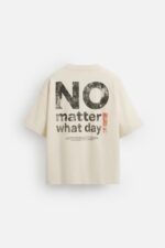 تیشرت مردانه زارا WASHED PRINT T-SHIRT