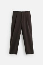شلوار مردانه زارا FLOWING PLEATED TROUSERS