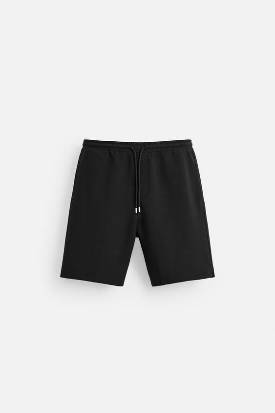 شلوارک مردانه زارا OVERSIZED FIT JOGGER BERMUDA SHORTS