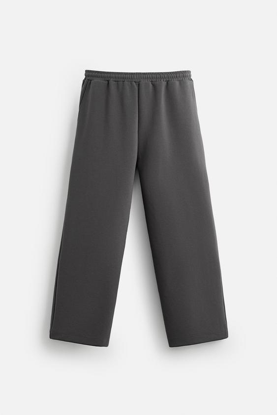 شلوار مردانه زارا TECHNICAL WIDE-LEG JOGGER TROUSERS