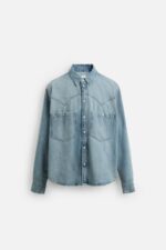 پیراهن مردانه زارا WESTERN DENIM SHIRT