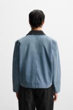 جکت مردانه زارا WASHED PADDED JACKET