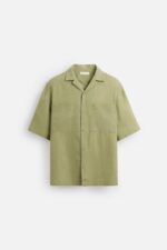 پیراهن لینن مردانه زارا 100% LINEN SHIRT