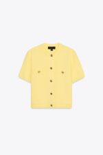 ژاکت زنانه زارا SHORT SLEEVE KNIT CARDIGAN