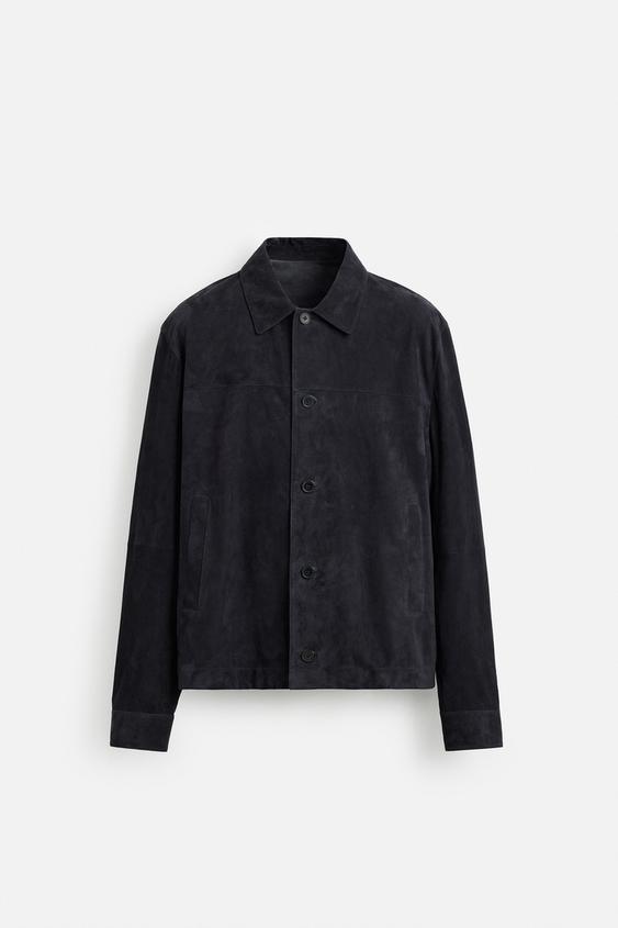 ژاکت مردانه زارا SUEDE LEATHER JACKET