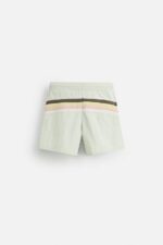 شورتک مردانه زارا MID-LENGTH CONTRAST STRIPE SWIMMING TRUNKS