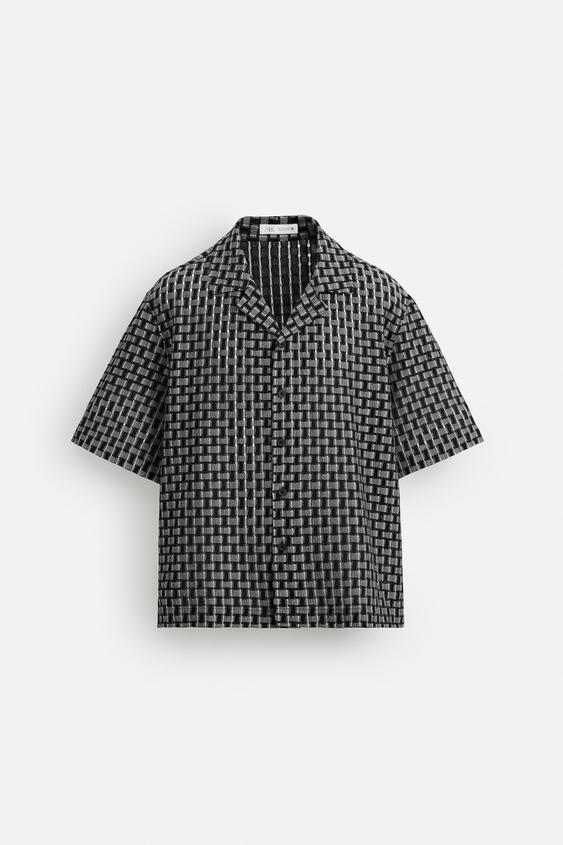 پیراهن مردانه زارا TEXTURED SHIRT