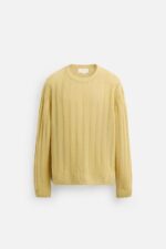 پلیور لنین مردانه زارا 100% RIBBED LINEN SWEATER