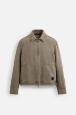 کت مردانه زارا STUDDED WASHED JACKET