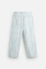 شلوار جین مردانه زارا DISTRESSED BAGGY FIT JEANS