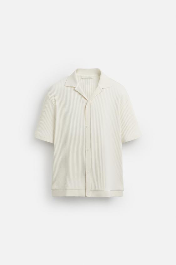 ژاکت مردانه زارا RIBBED JACKET