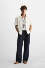 ژاکت مردانه زارا RIBBED JACKET