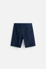 شلوارک جین مردانه زارا RELAXED FIT DENIM BERMUDA SHORTS