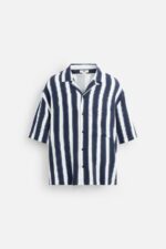 پیراهن مردانه زارا STRIPED VISCOSE SHIRT
