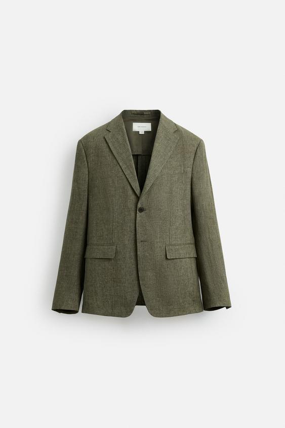 کت مردانه زارا 100% LINEN SUIT BLAZER