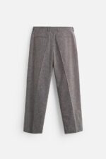 شلوار مردانه زارا LIMITED EDITION TEXTURED SUIT TROUSERS