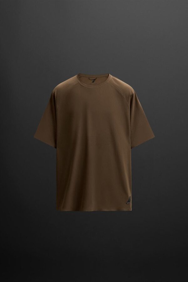 تیشرت ورزشی مردانه زارا PERFORATED STRUCTURE T-SHIRT