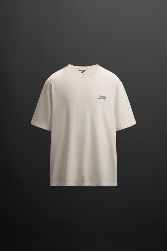 تیشرت ورزشی مردانه زارا GRAPHIC PRINT T-SHIRT